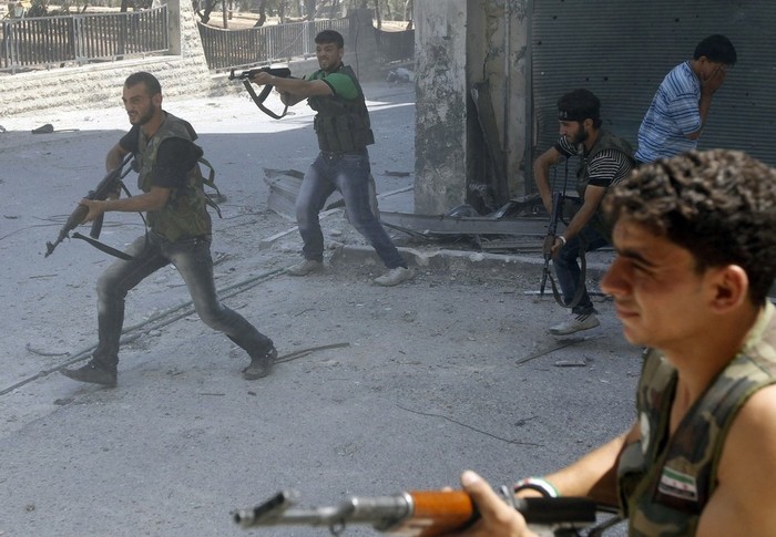 Chiến tranh ở Syria đang diễn ra các liệt giữa lực lượng chính phủ và phe nổi dậy